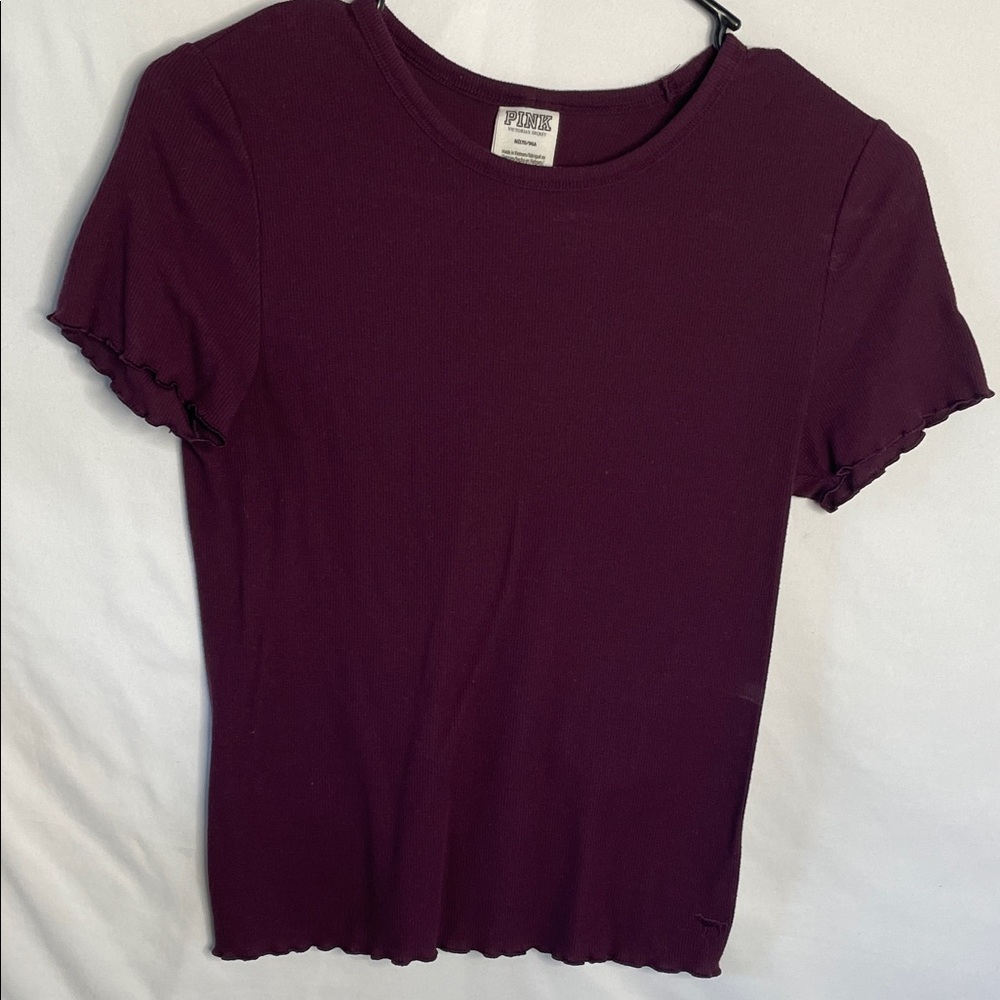 Victoria's Secret Rich Purple Short Sleeve Top